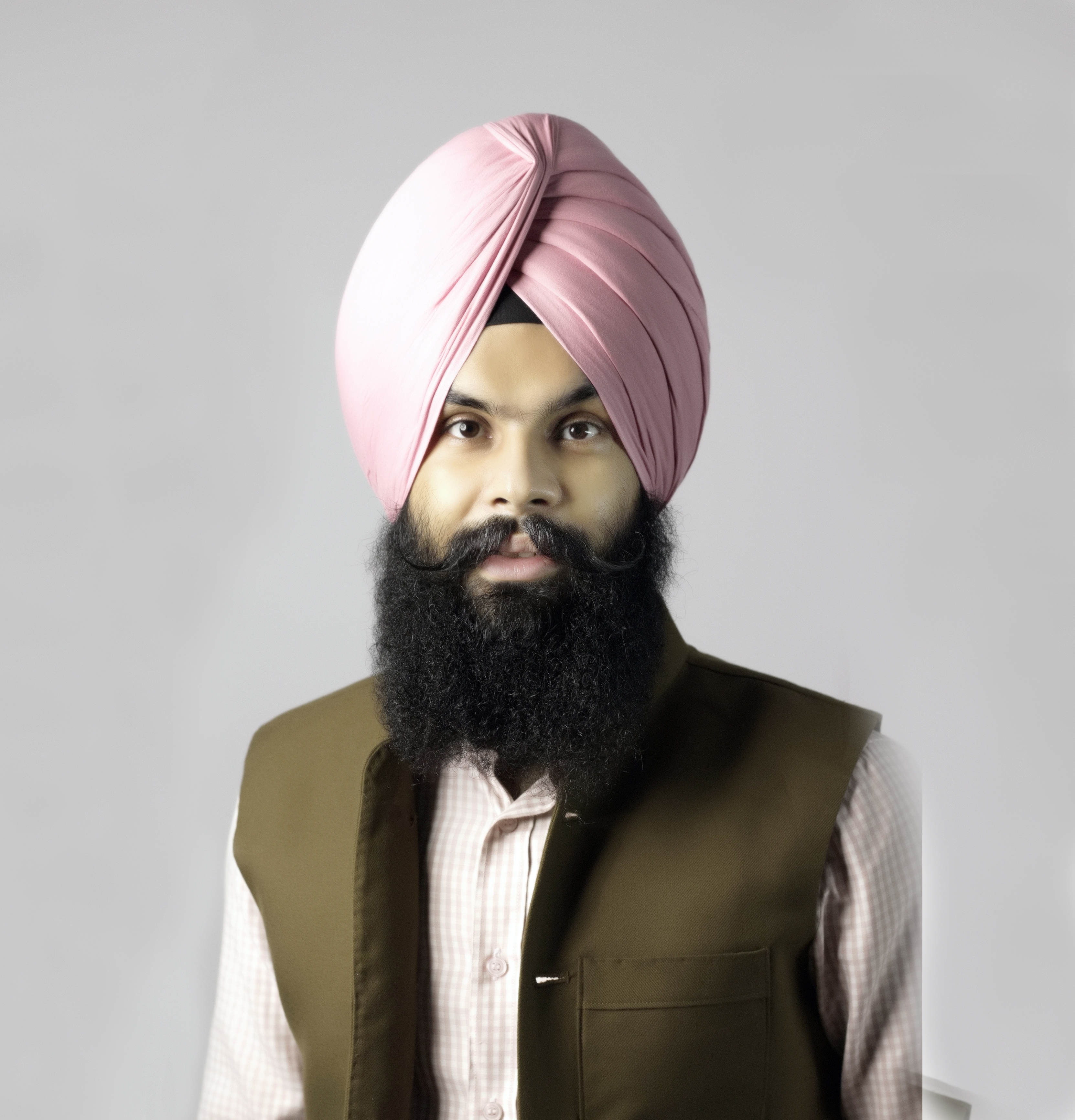 Portrait of Raman Sandhu (Ramanjot Singh) - Indian Entrepreneur, Founding Director and CEO of Scorpyns Technologies Private Limited, Chandigarh